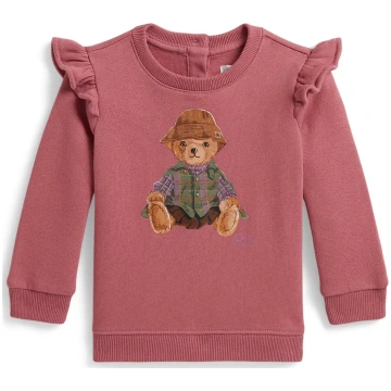 Ralph Lauren Baby - Ruffled Polo Bear Fleece Sweat