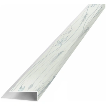 Sākuma-nobeiguma PVC līste apdares dēlim 2700x34x1
