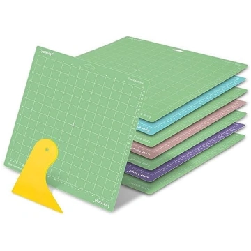 Cricut griešanas paklājiņi — Lya Vinyl 8 Pack dažā