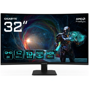 GIGABYTE GS32QCA 31.5 collu QHD izliekts spēļu mon