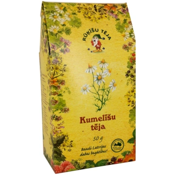 RŪĶĪŠU tēja kumelīšu ziedi 50 g RUKISU TEJA