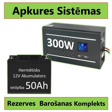 Komplekts: Profesionāls Invertors UPS apkures sist