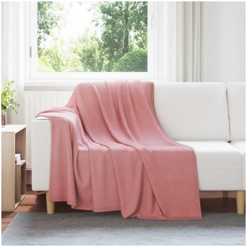 Pleds rozā 200 x 150 cm flīss