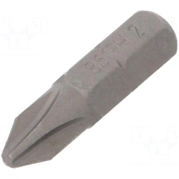 Screwdriver bit | Phillips | PH2 | 1/4" | Overall 