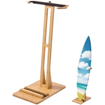 VEVOR VEVOR Vertical Surfboard Stand, Wooden Surfb