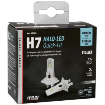 Halo Led H7 22W PX26d, 2 gab. Pilot