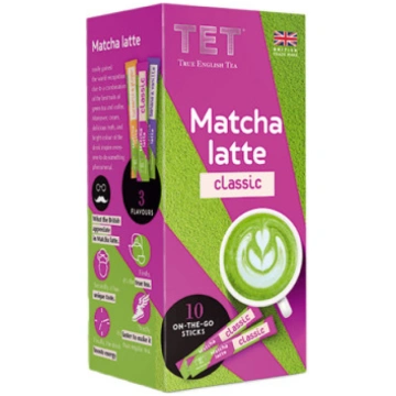 Šķīstošais tējas dzēriens True English Tea Matcha 