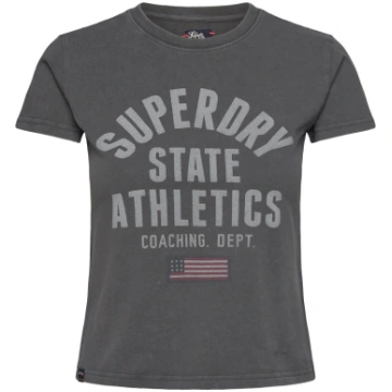 Superdry - Ath Graphic Fitted Tee - izmērs 38