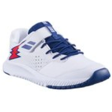 Babolat Pulsion All Court Kid - white/estate blue
