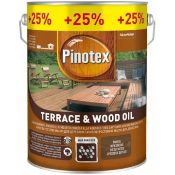 Terases eļļa PINOTEX Terrace Oil Walnut 4+1L — Kok
