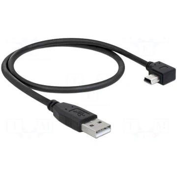 Cable | USB 2.0 | USB A plug,USB B mini plug 90° l