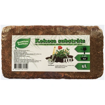 Kokosa substrāts 5L Darzinam.lv