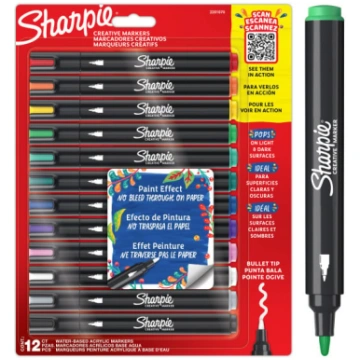 Sharpie - Creative Acrylic Marker 12-Blister (2201