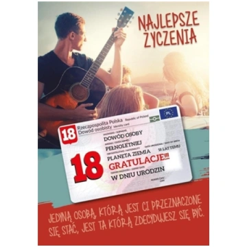 Armin Style Karnet Urodziny Osiemnastka Gift-M 496