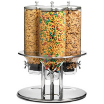 Tablecraft Stainless Steel 1.5 Liter Triple Canist