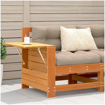 Homgoday Garden Sofa without Armrests with Cushion