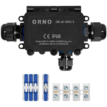 Kārba N/t Hd Ip68, 0,5-6,0mm? ,2 Kabeļu ievadi M20