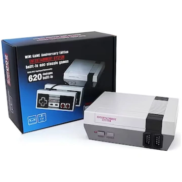 RoGer Retro Game console with 620 games / 2 game c