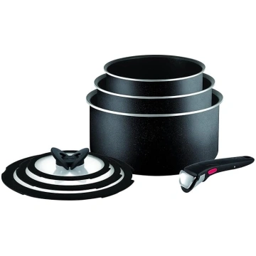 Tefal Ingenio Essentiel katlu komplekts ar vāciņie