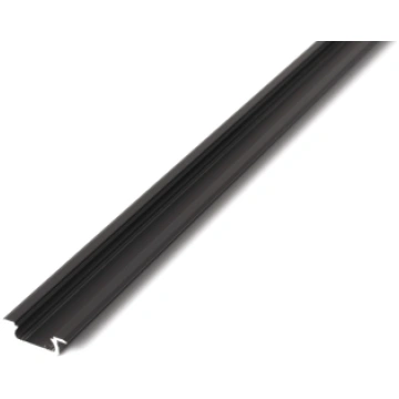 Iebūvējams 2m, LED lentes profils (melns) + melns 