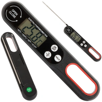 LCD tapas termometrs vīna gaļai 300°c zupas vārīša