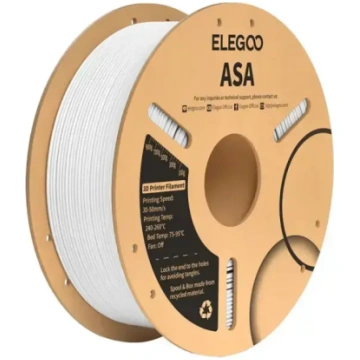 ELEGOO ASA kvēldiegs – balts