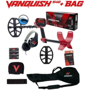 Metāla detektors Minelab Vanquish 540 + DĀVANA: SO