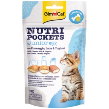 GimCat Nutri Pockets Junior kraukšķīgie gardumi ka
