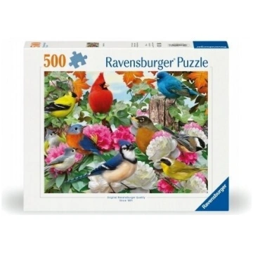Ravensburger 500 gabalu puzle: Dārza putni