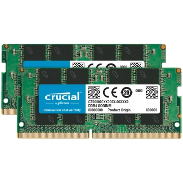 64GB (2x32GB) Crucial DDR4-3200 CL 22 SO-DIMM RAM 