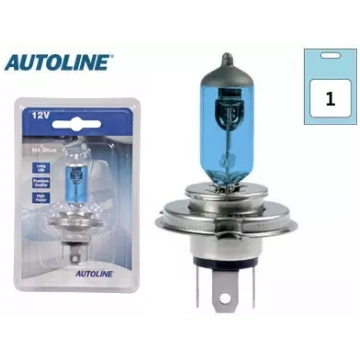 Halogēna spuldze Aulite H4 12V zila AUTOLINE