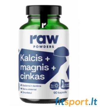 Neapstrādāti pulverveida kalcijs + magnijs + cinks