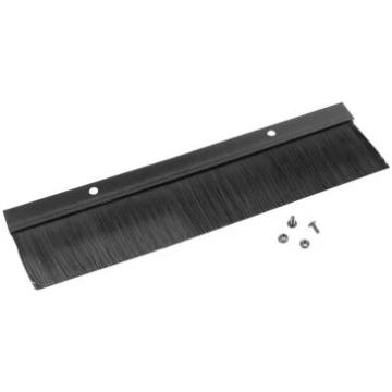 Lanberg 19" cable entry brush panel AK-1102-B Blac