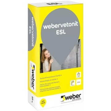 Šuvju java WEBER.vetonit ESL, 25kg