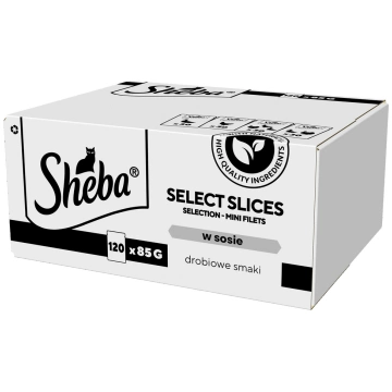 SHEBA Selection Select Slices Drobiowe Smaki sasze