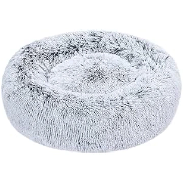 Amazon Basics Soft Pet Dog Bed Donut Cushion Faux 