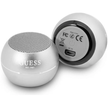 Guess GUWSALGEG Mini Bluetooth Skaļrunis Pelēks - 