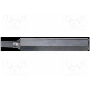 Screwdriver bit; hex key; HEX 6mm; Socket size: 10