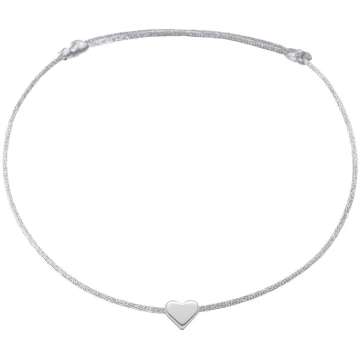 Selfmade Jewelry Anklet Sieviešu sudraba sirds Reg