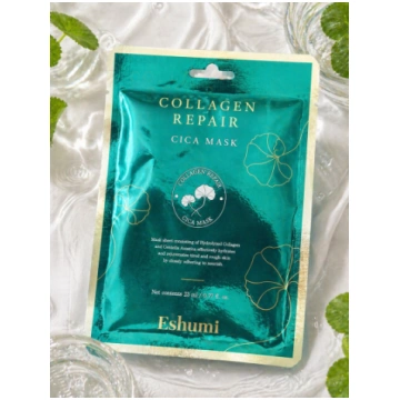 Auduma sejas maska Eshumi Collagen Repair Cica (23