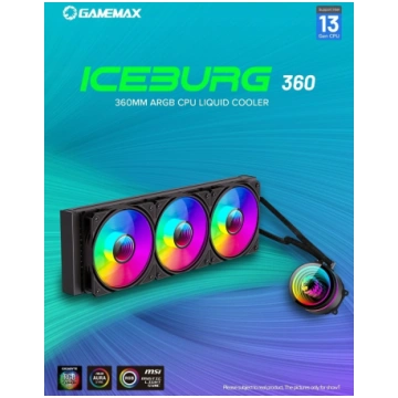 Chlodzenie wodne GameMax IceBurg 360 Infinity BK I