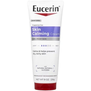 Eucerin, Skin Calming Cream, Dry, Itchy Skin, Frag