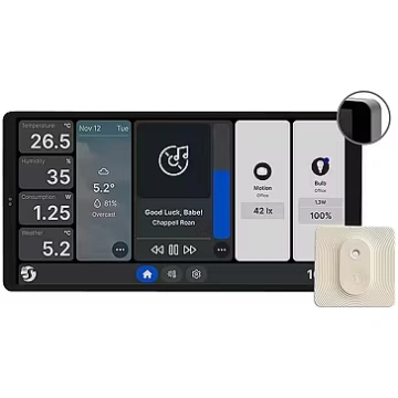 Shelly Plug&Play "Wall Display X2 Silver + Blu H&T