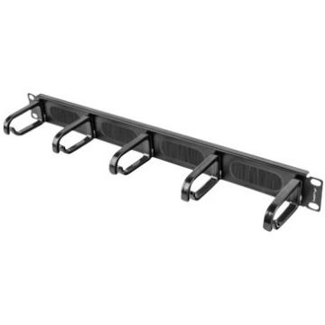 Lanberg 19" cable management brush panel 5 rings t
