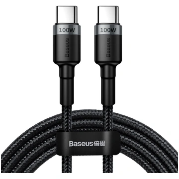 Vads Baseus USB-C, USB Type C, 200 cm, melna krās