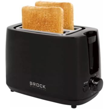 Grauzdētājs BROCK BT 1007 BK — 2 šķēles pop-up, 22