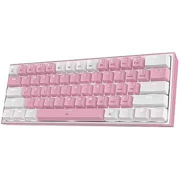 Redragon K617 Fizz RGB, White/Pink (K617-RGB pink)