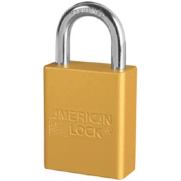 S1105YLW | Anodized Aluminium Padlocks - American 