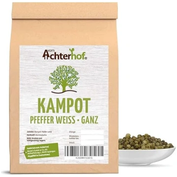 Kampotas baltais pipars, 50 g — vislabākie piparu