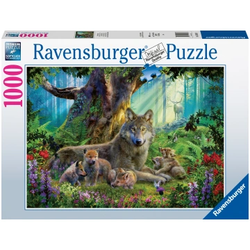 Ravensburger Puzle 1000 gab Vilki mežā » Spēļu vei